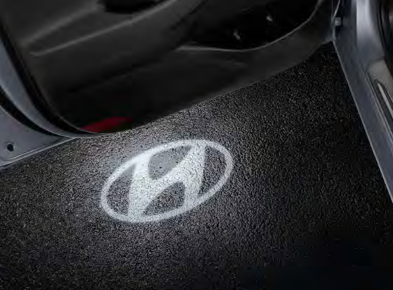 Hyundai LED Türprojektion Hyundai-Logo
