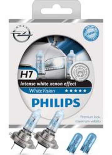 Philips „Whitevision“, H7 Glühlampen