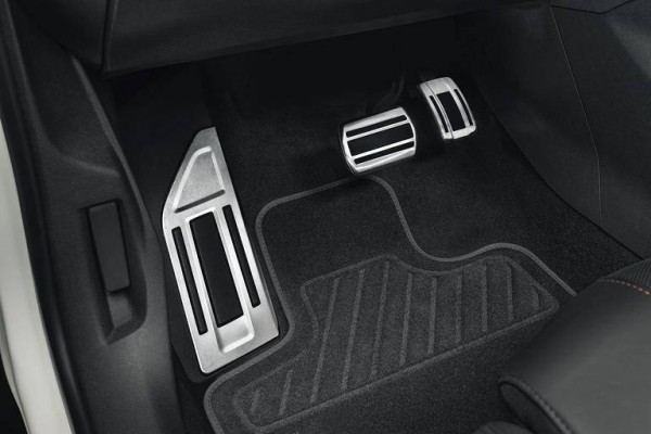 Peugeot Satz Pedalüberzug Aluminium für Fahrzeuge mit Automatikgetriebe
